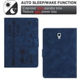 thumbnail image 5 of for Samsung Galaxy Tab A 10.5 2018 SM-T590 / SM-T595 Folio Flip Case, Embossed PU Leather Case with Smart Auto Wake / Sleep & Adjustable Stand (3 Anti-Slip Strips) with Card Slots, Blue, 5 of 5
