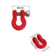 thumbnail image 5 of Repuestos de remolque CUTICAT Accesorios Anillos en D Grillete de remolque Rojo, 5 of 6