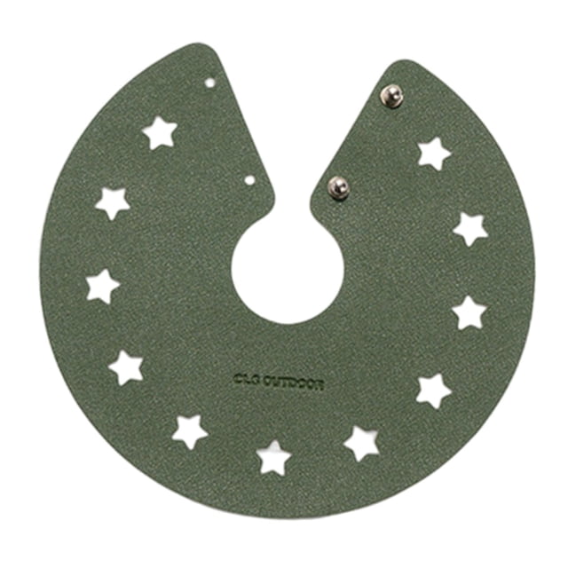 Pantalla de Camping, Protector de lámpara extraíble, fácil instalación, cubierta de luz para trípode de Camping a la moda, cubierta de luz para tienda Verde