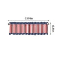 thumbnail image 3 of Clearance Sale Curtains 4th of July Decorations Wide Short Curtains Curtain Kitchen Curtains Memorial Day Curtains Half Window Curtain Patriotic Curtains, 137x45cm, 3 of 7