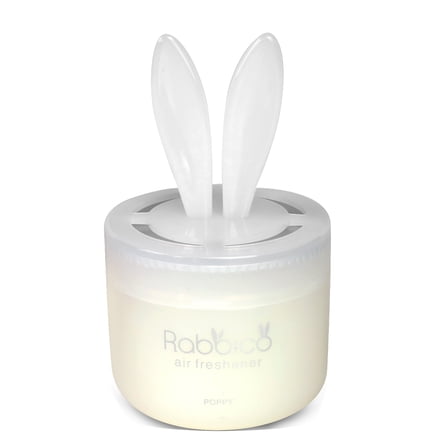 Diax Rabbico White 90g White Rabbit Ear Gel Can Room / Car Air Freshener with White Musk Scent