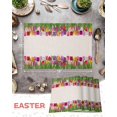 thumbnail image 6 of Easter Placemats Set of 6, Tulip Flowers Placemat for Dining Table Decorations, Spring Flowers Place Mats, Spring Table Mats for Kitchen Dinner Seasonal Holiday Party Decor, 6 of 6