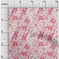 thumbnail image 2 of oneOone Cotton Flex Light Pink2 Fabric Dot Craft Projects Decor Fabric Printed By The Yard 40 Inch Wide, 2 of 5