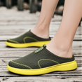 thumbnail image 2 of Womens Breathable Mesh Walking Mules Sneakers Open Back Slip On Shoes, 2 of 9