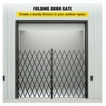 thumbnail image 2 of Folding Security Gate 5' H x 10' W, Steel Accordion Door Gate, Expandable Barricade Gate with Keys for Warehouse, Storefront, Hallway, 2 of 6