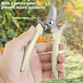thumbnail image 1 of Stainless Steel Pruning Shears Non-slip Pruning Scissors with Lock Lightweight Garden Snips Hand Pruner Cutter for Arranging Flowers Trimming Plants Harvesting Fruits, 1 of 7