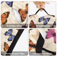 thumbnail image 6 of Butterfly Colorful Wing Pattern Teens Toddler Nap Mat with Pillow, Sleeping Mat Bag for Preschool Daycare 51"x22", 6 of 6