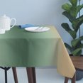 thumbnail image 4 of Sage Green Khaki Ombre Table Cloth Waterproof Tablecloths, Modern Abstract Art Gradient Tablecloth Dining Table Cover for Kitchen Party Tabletop Outdoor, Rectangle Tablecloth 54x108 Inch, 4 of 9