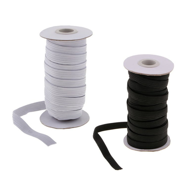 5/10Meter 3/6/8/10/12MM Sewing Elastic band White Black Polyester Rubber  Elastic Cord for Clothes Garment Sewing Accessories 5z - AliExpress