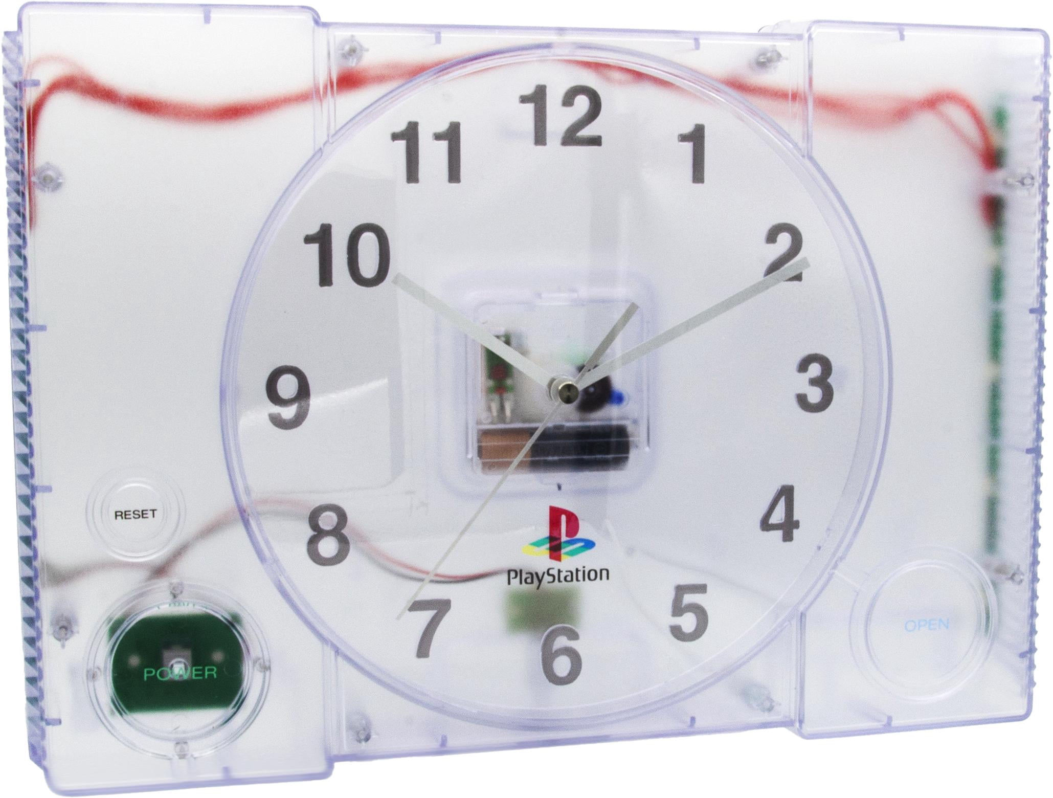 PlayStation 13" Quartz Minimalist Desk Clocks, Wall Mount Clock with LED Lights