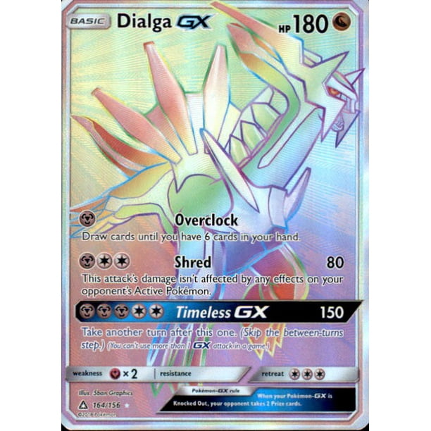 Pokemon Ultra Prism Dialga Gx 164 Walmart Com Walmart Com