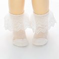 thumbnail image 2 of Yunliwuli Baby Girls Ruffle Socks Cute Ankle Dress Socks Breathable Walking Socks for Toddler Infant Clothing Accessories, 2 of 3