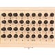 thumbnail image 5 of Juego de punzones de letras y números de acero, 36 Uds., 5mm, sello del alfabeto, caja de madera, 5 of 8