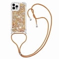 thumbnail image 1 of Funda FOXDOCK para iPhone 15 Pro Max con Cuerda Ajustable, Brillo Líquido, Protección Antigolpes y Lente – Ideal para Regalo, 1 of 6