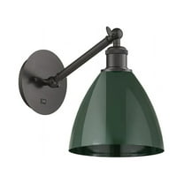 Innovations Lighting - Plymouth Dome - 1 Light Wall Sconce In Industrial