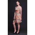 thumbnail image 4 of Bimba Robe d'Été Sans Manches Mini Fluide pour Femme, Robe Soleil à Imprimé Floral – X-Grand, 4 of 5