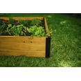 thumbnail image 2 of Vita Mezza 48 in L x 48 in W x 11 in H Cedar Raised Garden Bed, Golden Brown, VT17703, 2 of 11
