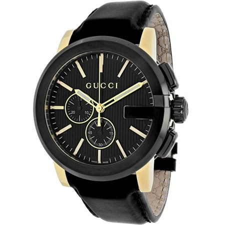 Gucci G-Chrono Chronograph Black Dial Mens Watch