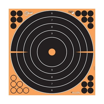EZ  Bullseye Paper Shooting Targets, 12.5"W x 12.5"H, 0.39 lb, 4-Pack, Multi