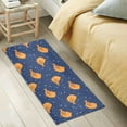 thumbnail image 4 of Bath Mat Soft Plush Non-Slip Absorbent Bathroom Rugs 39"x20" Birds in Night, 4 of 8