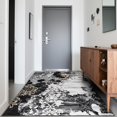 thumbnail image 4 of Alfombra Cryptolite Abstract Lavable 120 x 180 cm, color negro, 4 of 7