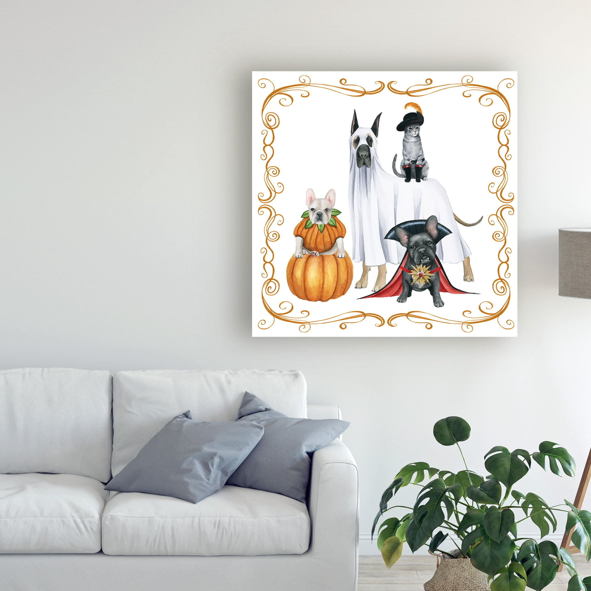 Trademark Fine Art 'Halloween II' Canvas Art by Grace Popp