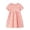 R100-Pink, variant on RMGVDSD Toddler Girls Summer Dresses Easter Print Short Sleeve T-Shirt Dress Children's Cute Bunny Casual Sundress Daily Wear Valentine's Day Dress