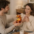 thumbnail image 6 of Fox Night Light Stained Glass Table Lamp Decorative Animal Accent Lamp Warm Glow Bedside Lighting for Living Room Bedroom Side Table Decor, 6 of 6