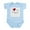 Sky Blue, variant on CafePress - I Love My Pappy Infant Creeper - Baby Light Bodysuit, Size Newborn - 24 Months