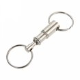thumbnail image 5 of TALENO 2 Pcs Detachable Pull Apart Key Rings Keychains Double Rings Design Quick Release Key Chain, 5 of 7