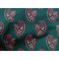 thumbnail image 4 of oneOone Cotton Poplin Fabric Paisley Block Print Fabric By The Yard 42 Inch Wide, 4 of 4