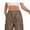 Beige, variant on Bermuda Shorts for Women Knee Length Summer Casual Elastic High Waist Wide Straight Leg Loose Fit Cargo Shorts