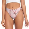 thumbnail image 1 of Fotbe Orchids Flowers Tanga Sin Costuras para Mujer con Estampado – Panties Invisibles, Transpirables y Cómodos para Uso Diario-3X-Large, 1 of 6