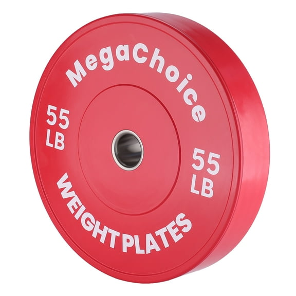 Garland 2 Inch Rubber Bumper Weight Plates, Change Weight Plates, Fitness Weightlifting Plates Set, 1pc 10,15,25,45,55 Lbs Pairs Options, Strength Training Weight Plates for beginners Home Gym