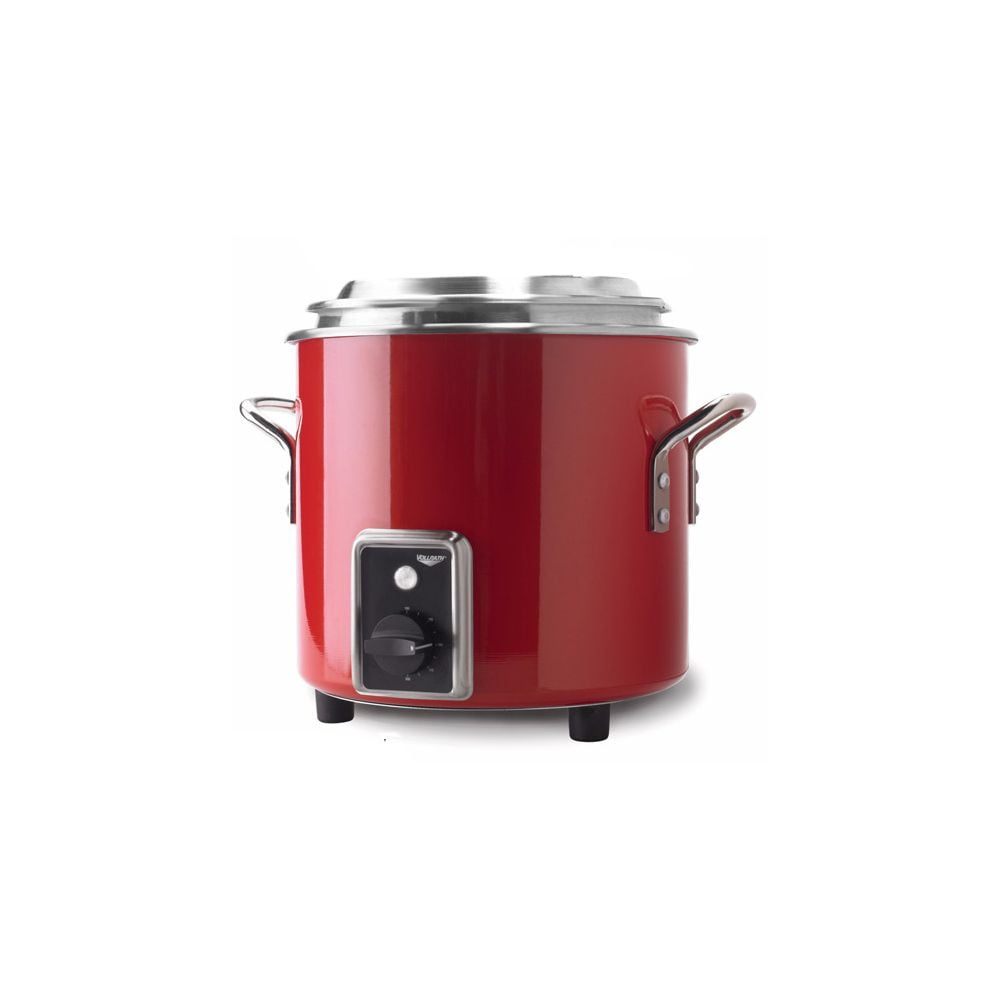 Vollrath 7217255 11 Quart Red Finish Stock Pot Kettle Rethermalizer