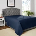 thumbnail image 3 of Mainstays 300 Thread Count Easy Care Percale Flat Sheet, Blue Cove, Twin/Twin XL, 3 of 7