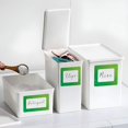thumbnail image 1 of MoniquE Store 3 Pack Conteneur de Détergent à Lessive, Distributeur de Détergent Résistant et Léger en Plastique, Ensemble d'Organisation et de Rangement pour Buanderie, Support à Lessive, Conteneur de Capsules de Lessive, 1 of 7