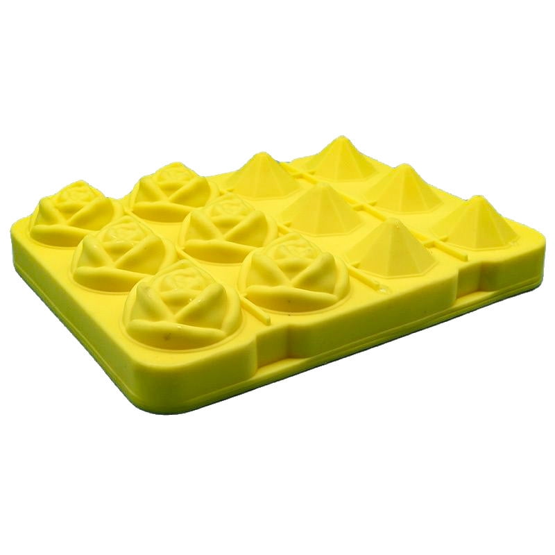 Diamond Ice Cube Mold Trays, Whisky Ice Cube Maker for Drinks, Party