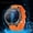 V45 Orange, variant on Large-screen smartwatch with big-capacity battery. Packed with diverse practical functions and fully compatible with major mobile systems for outdoor use.