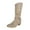 Khaki, variant on XUNKUSGA Wide Calf Boots for Women Fashion Mid Calf Suede Women's Boots with Belt Buckle Stylish Round Toe Fall Winter Casual Booties for Women Solid Color Knee High Boots Women 5.5-9.5 Khaki