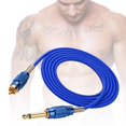 thumbnail image 1 of Cable de clip para tatuaje, 7 colores 1.8M Cable de tatuaje profesional Cable de cobre Fuente de alimentación para tatuaje, Línea de gancho de silicona para 90 grados Interfaz RCA Kit de tatuaje(1) Ecomeon no, 1 of 5