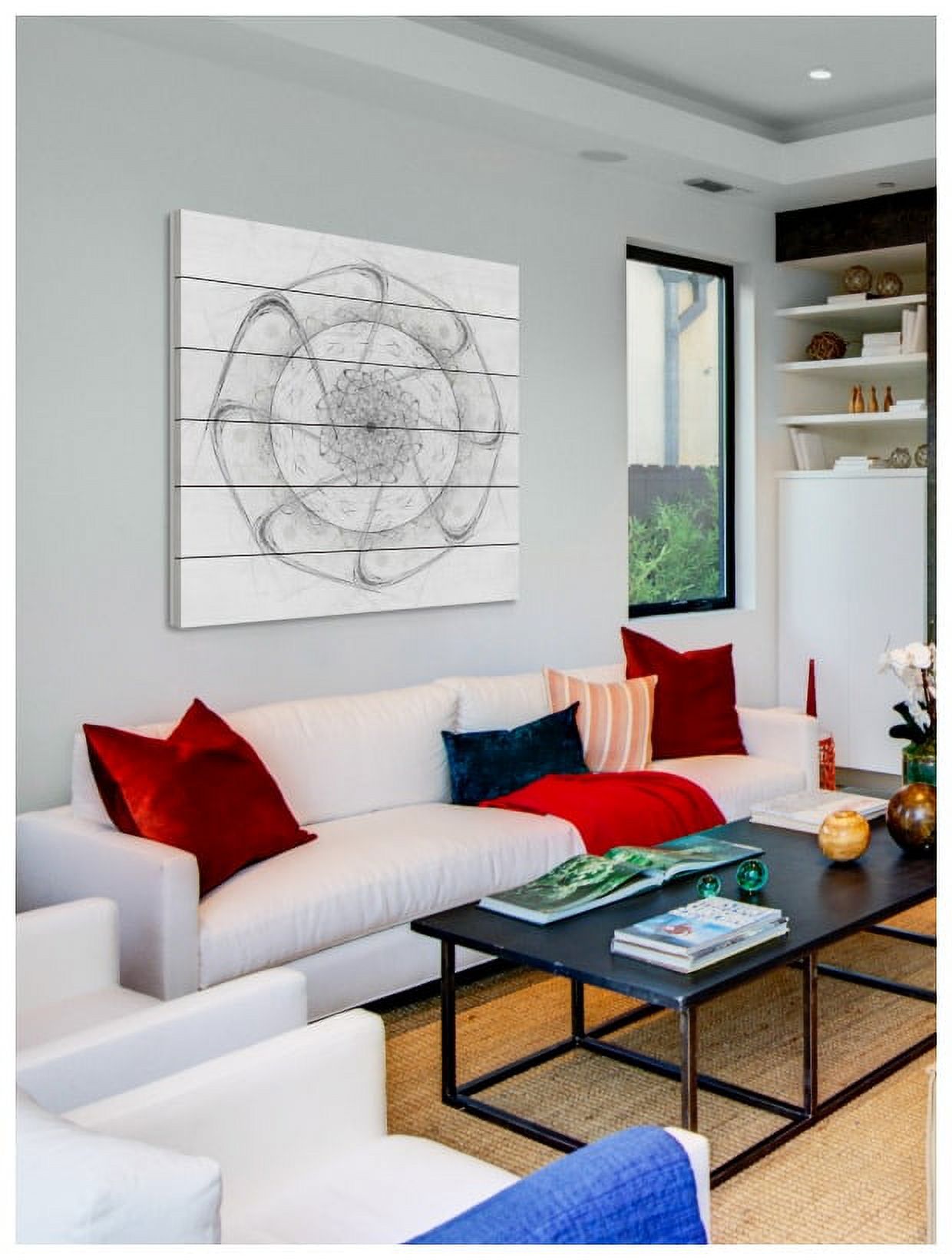 Marmont Hill Mh-Nnzupt- 14 - Ww - 40, 40" x 40" "Twisted Direction" Giclee Art Print On Wood