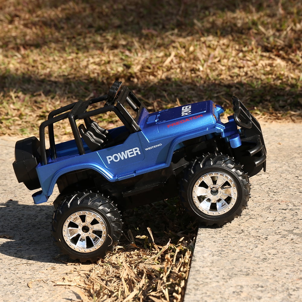 Remote Control Trucks 1: 12 Scale Off Road Vehicle 2WD Pick Up Truck with Lights and Sounds, Powerful RC Truck for Kids