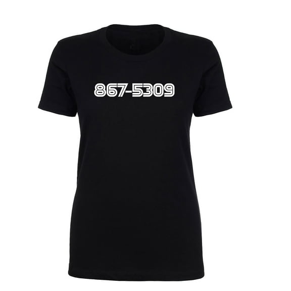 867-5309 Womens crewneck tee