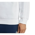 thumbnail image 3 of Adidas Men Trefoil Essesentials Crewneck Sweatshirt ED6208 White UK XL, 3 of 6