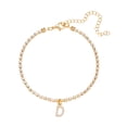 thumbnail image 2 of Ovzne Anklet Europe And America 26 Letters Diamond Chain Holiday Wind Beach Ins Anklet On Clearance, 2 of 5