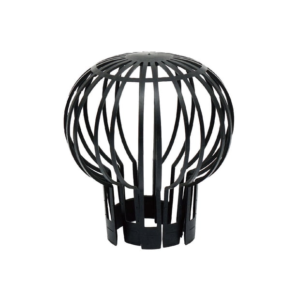 Protector De Canalón Duradero De Plástico Negro Con Forma De Bola De Malla De Canalón Methold HA015303-00