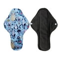 thumbnail image 3 of Aslana 6-Pack Women Cloth Menstrual Sanitary Pads with Wings. Reusable & Washable. 3 Sizes Available for Overnight Heavy flow, Daily flow or Pantyliner., 3 of 4
