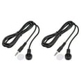 thumbnail image 5 of IR Infrared Receiver Extender Cable 3.5mm Jack 4.9FT Long 26ft Receiving Distance Black Flat Head 2pcs, 5 of 5