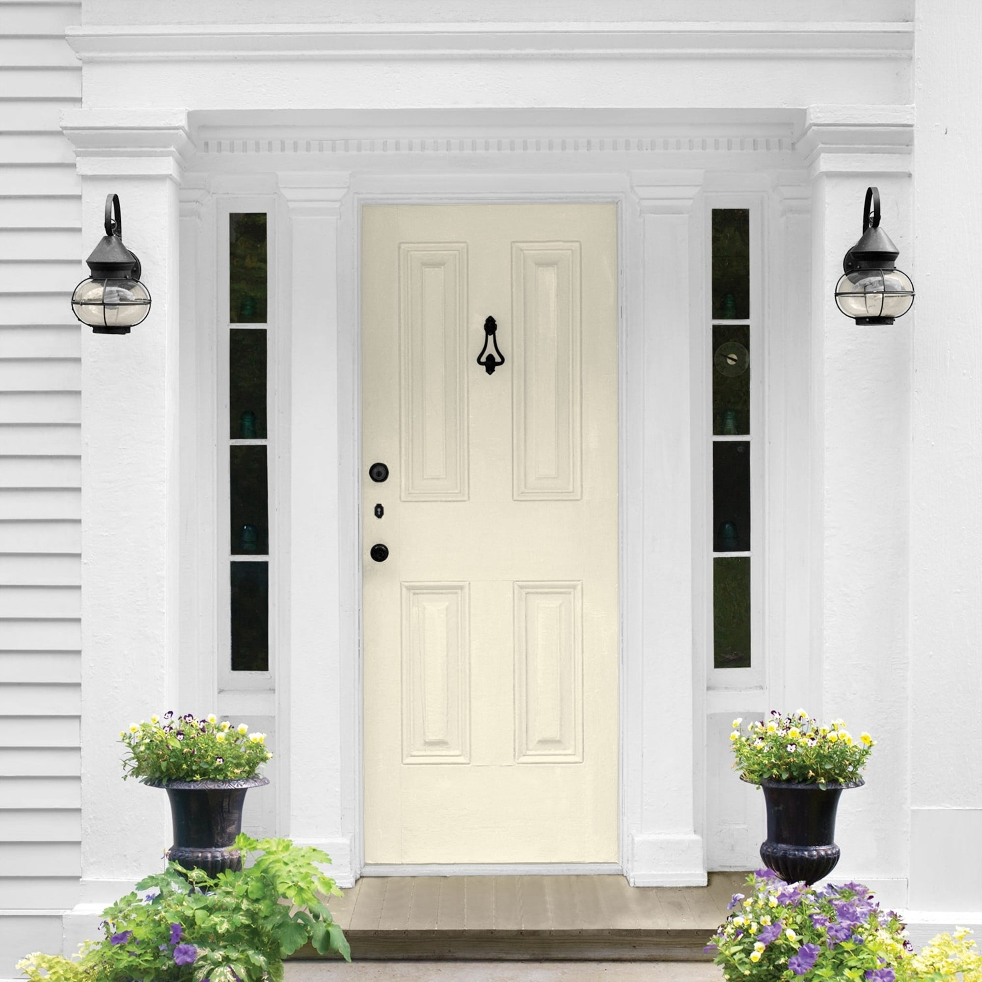 Glidden HEP Mesa Beige / Yellow Semi-Gloss Exterior Paint with Primer, 1 Gallon